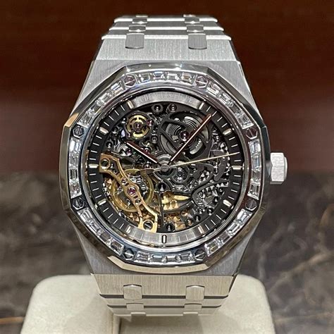 audemar baguette|audemars piguet skeleton diamond.